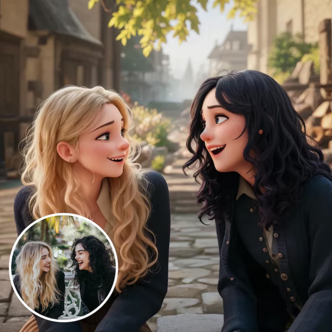 Couples' Portraits, Custom Cartoon Pixar Style Portrait from Photo, Digital 3D Portrait, Become a Pixar Character, Anniversary Couple Gift