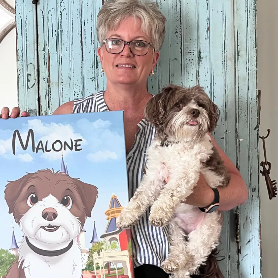 Custom Cartoon Pet Portrait | Cat, Dog, Horse, Rabbit Portrait From Photo | Cartoon Style | Custom Gift | Digital Prints | Illustration Art