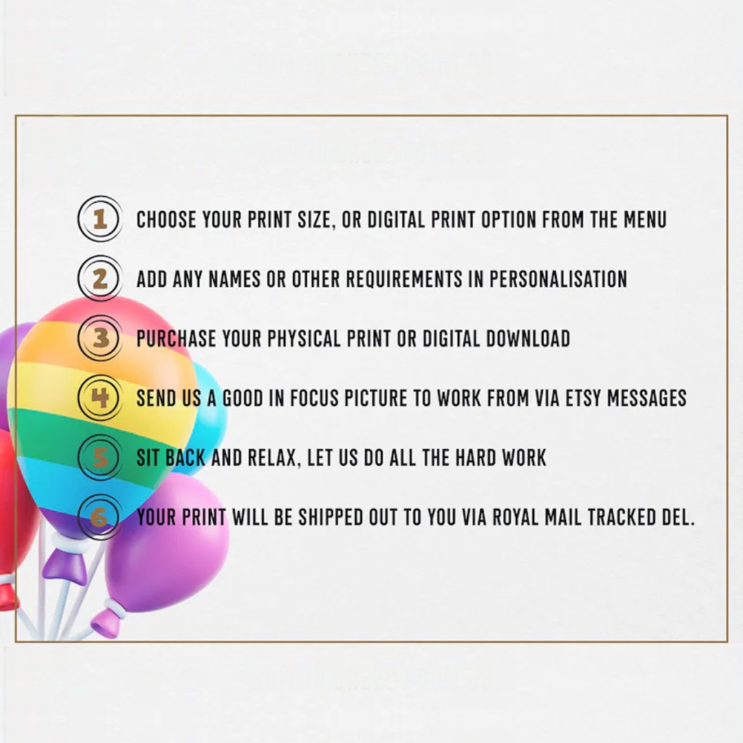 Custom Pixar style Portrait , Cartoon Portrait Print, Digital Pixar Portrait, Portrait Gift Idea, Personalized Pixar Art,Portrait from Photo