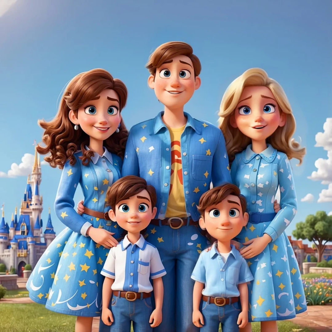 Pixar Style Portrait from Photo, Digital or Printed Custom Portrait, Become a Pixar Character, 3D portrait, Cartoon Photo Gift for Her Him