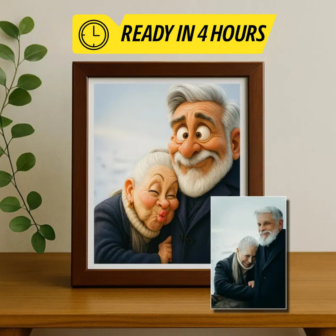 Pixar-Style Portrait from Photo, Digital Pixar Art, Personalized Digital Artwork of Couples, Families & Pets, Gift for him, her, 3D Pixar