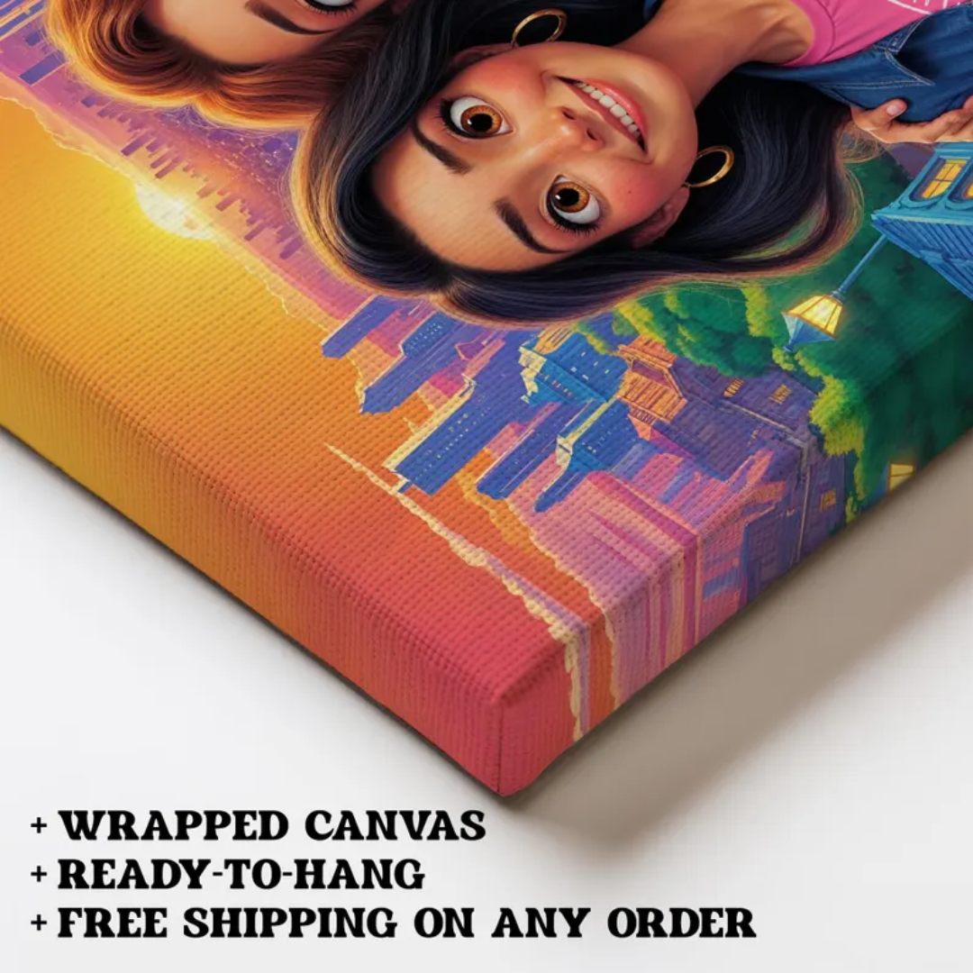 Pixar Style Portrait from Photo, Digital or Printed Custom Portrait, Become a Pixar Character, 3D portrait, Cartoon Photo Gift for Her Him