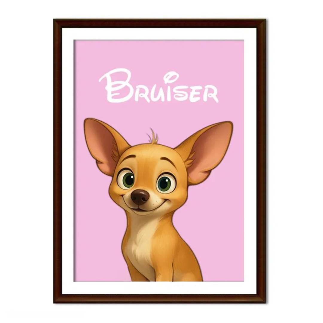Custom Disney Style Pet Portrait • Cartoon Dog or Cat Drawing • Digital Download • Cute Pet Illustration • Pixar Style Pet Art