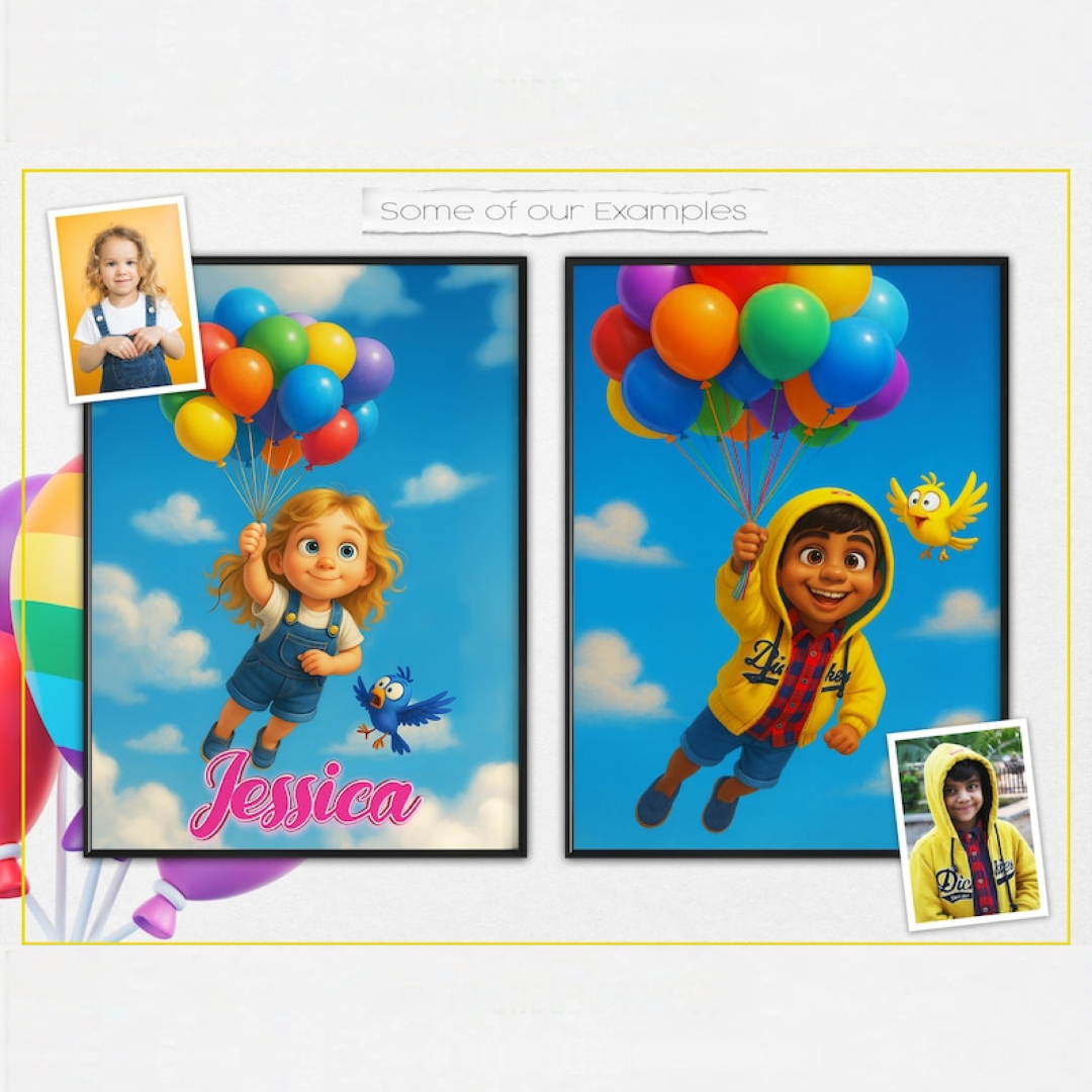 Custom Pixar style Portrait , Cartoon Portrait Print, Digital Pixar Portrait, Portrait Gift Idea, Personalized Pixar Art,Portrait from Photo