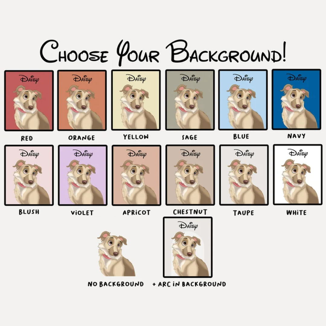 Custom Cartoon Pet Portrait | Cat, Dog, Horse, Rabbit Portrait From Photo | Cartoon Style | Custom Gift | Digital Prints | Illustration Art